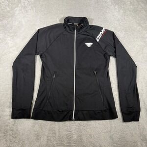 Dynafit Functional Jacket Womens Small Black Full Zip Running Lightweight Summer